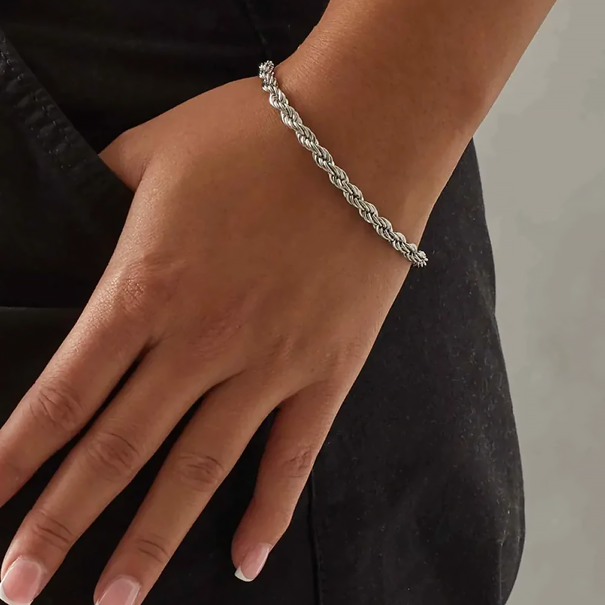 SYBRO. | 5MM Silver Rope Bracelet