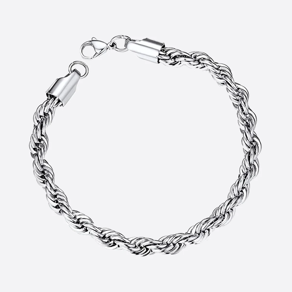 SYBRO. | 5MM Silver Rope Bracelet