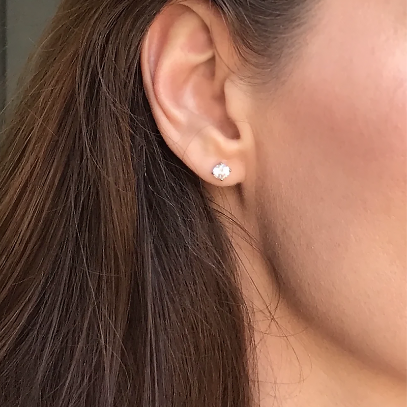 BLISS. | 925 Silver Moissanite Earrings