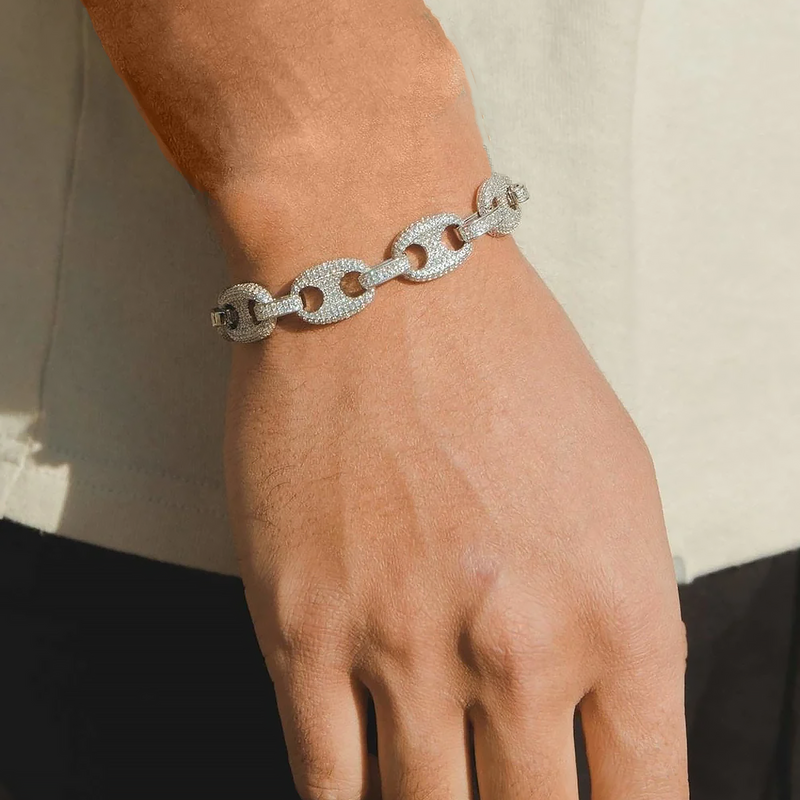 BRUCCI. | Silver Lock Style Bracelet