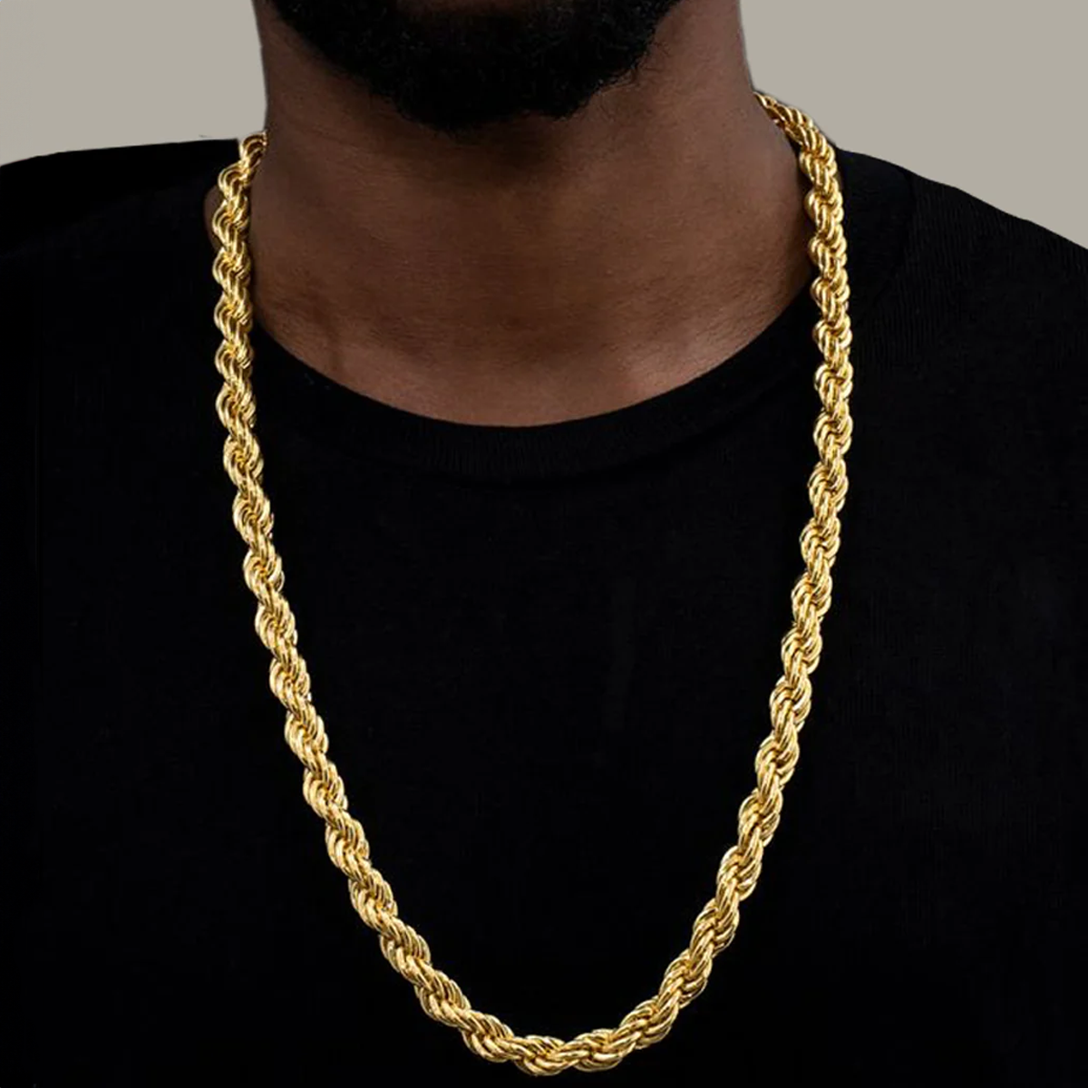 Rope Chain (18K Gold) 10MM