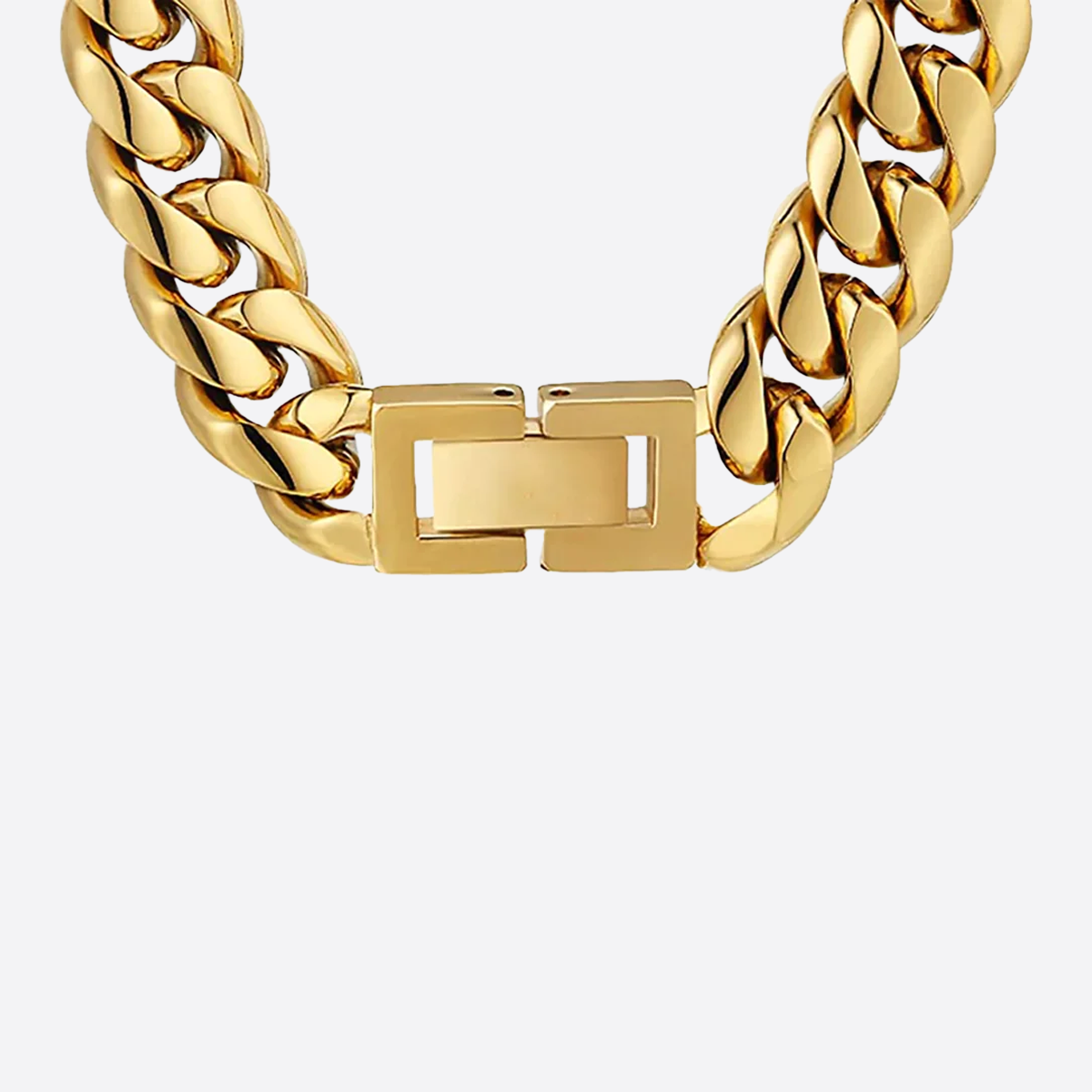 GOLEM. | 12MM Gold Cuban Link Chain 18K