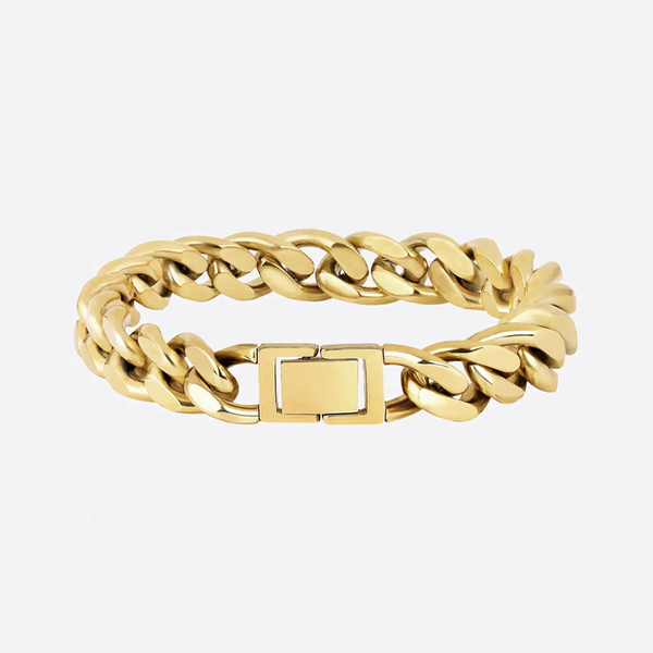 GYAMI. | 8MM Gold Cuban Link Bracelet