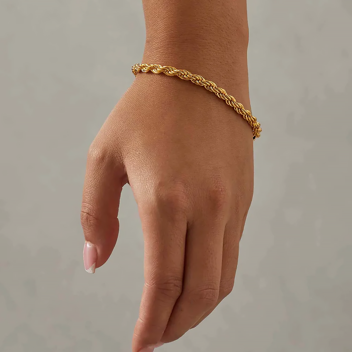 GYBRO. | 5MM Gold Rope Bracelet 18K