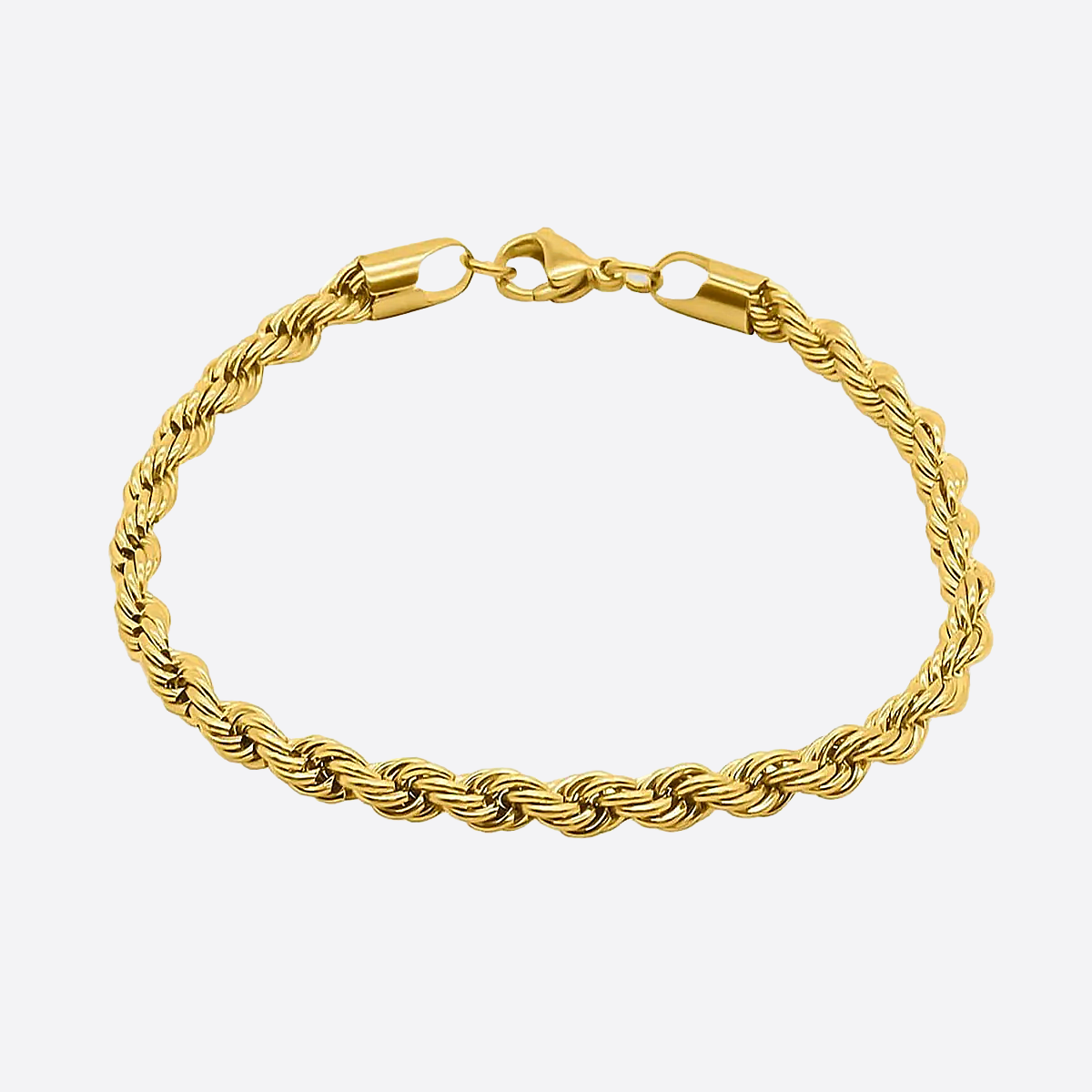 GYBRO. | 5MM Gold Rope Bracelet 18K