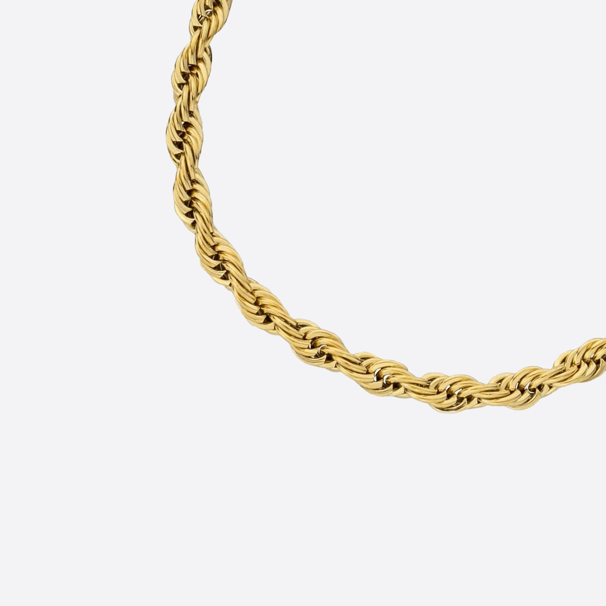 GYBRO. | 5MM Gold Rope Bracelet 18K