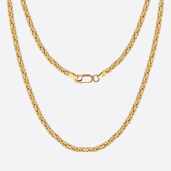 GYTAN. | 3MM S925 King Necklace with 18K Gold Plating