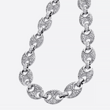 SIRUCCI. | Silver Lock Style Chain