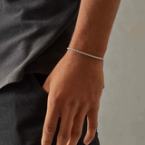 SYBRET. | 3MM Silver Rope Bracelet