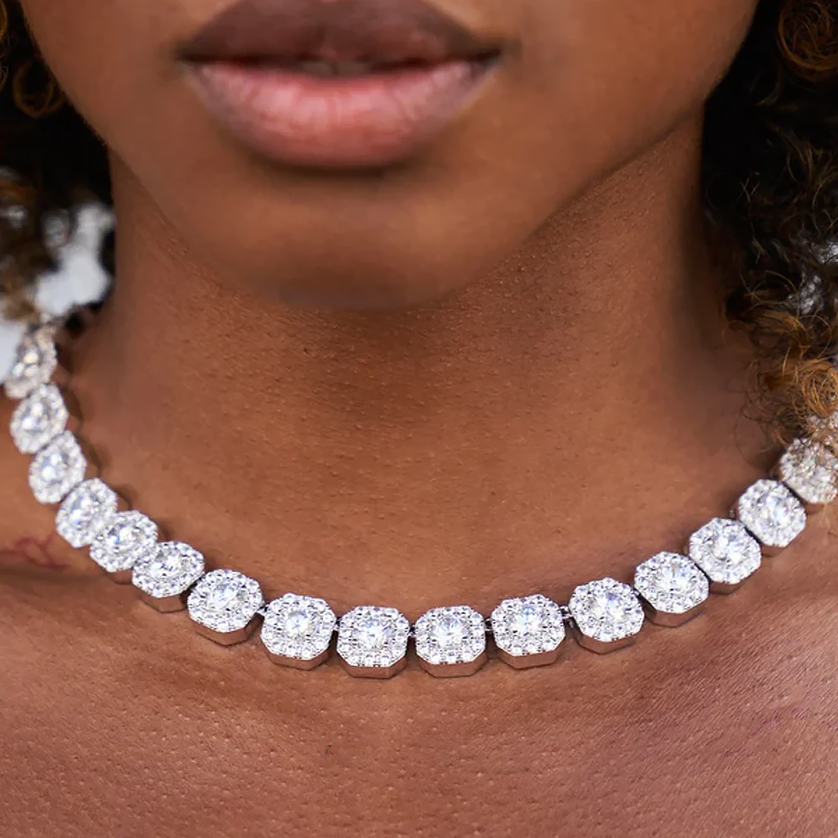 SYLTER. | 12MM Clustered Tennis Chain