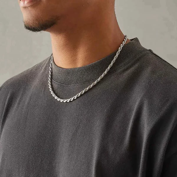 SYRO. | 5MM Silver Rope Chain